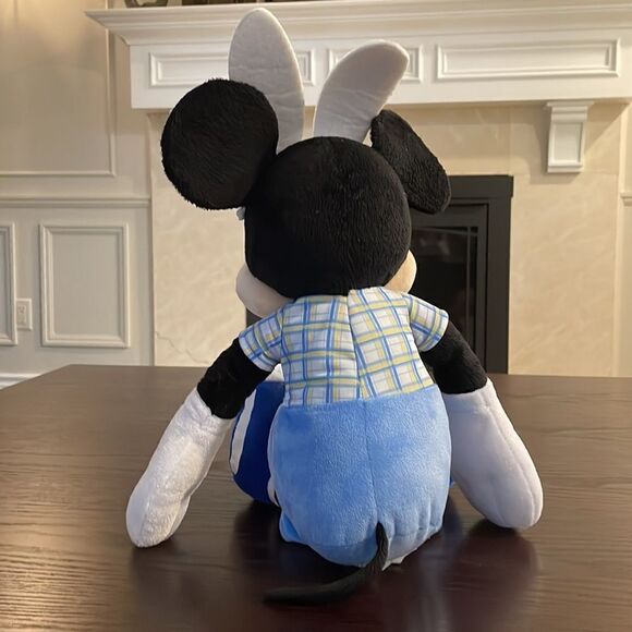 Disney Minnie & Mickey Mouse Plush Stuffed Easter Bunny Costume Pink 15” & 22” - Picture 10 of 12